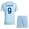 Maillot de Supporter Juventus Vlahovic 9 Extérieur 2025-26 Pour Enfant